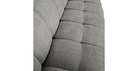 BIGSOFA in Chenille Dunkelgrau - Dunkelgrau/Schwarz, KONVENTIONELL, Kunststoff/Textil (217/74/100cm) - Carryhome