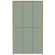 SCHUHSCHRANK 109,2/191,9/34,9 cm  - Salbeigrün/Eiche Artisan, MODERN, Holzwerkstoff/Kunststoff (109,2/191,9/34,9cm) - Xora