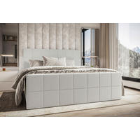 BOXBETT 160/200 cm  in Hellgrau  - Hellgrau, KONVENTIONELL, Kunststoff/Textil (160/200cm) - Boxxx