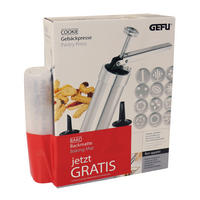 PRESA ZA BISKVIT - providno/srebrna, Osnovno, metal/plastika (16/5,4/21cm) - Gefu