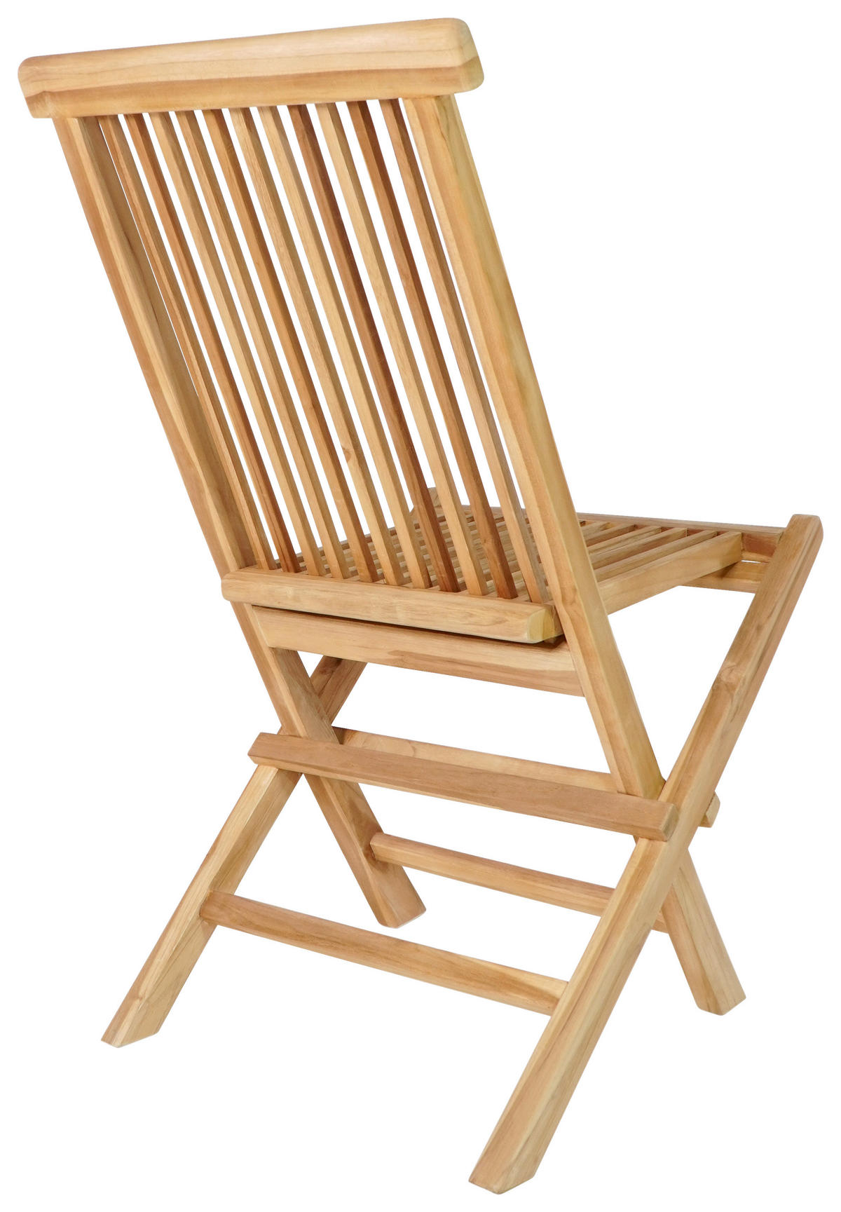 ZLOŽLJIV VRTNI STOL  tikovina barva tikovine  - barva tikovine, Moderno, les (62/89/46cm)