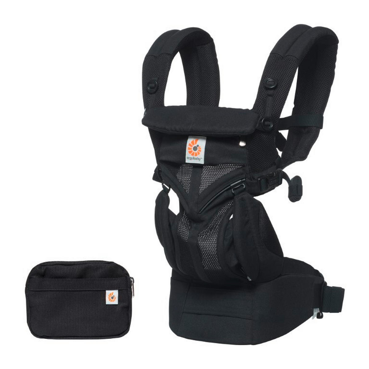 KENGUR NOSILJKA  OMNI 360 COOL AIR  - crna, Osnovno, tekstil (1,00kg) - Ergo Baby