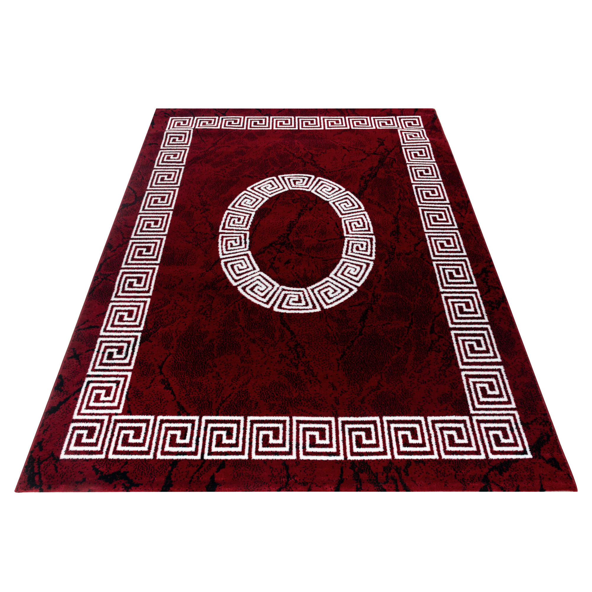 WEBTEPPICH 120/170 cm Plus 8009 Rot, Weiß rechteckig  - Rot/Weiß, Design, Textil (120/170cm) - Ayyildiz 