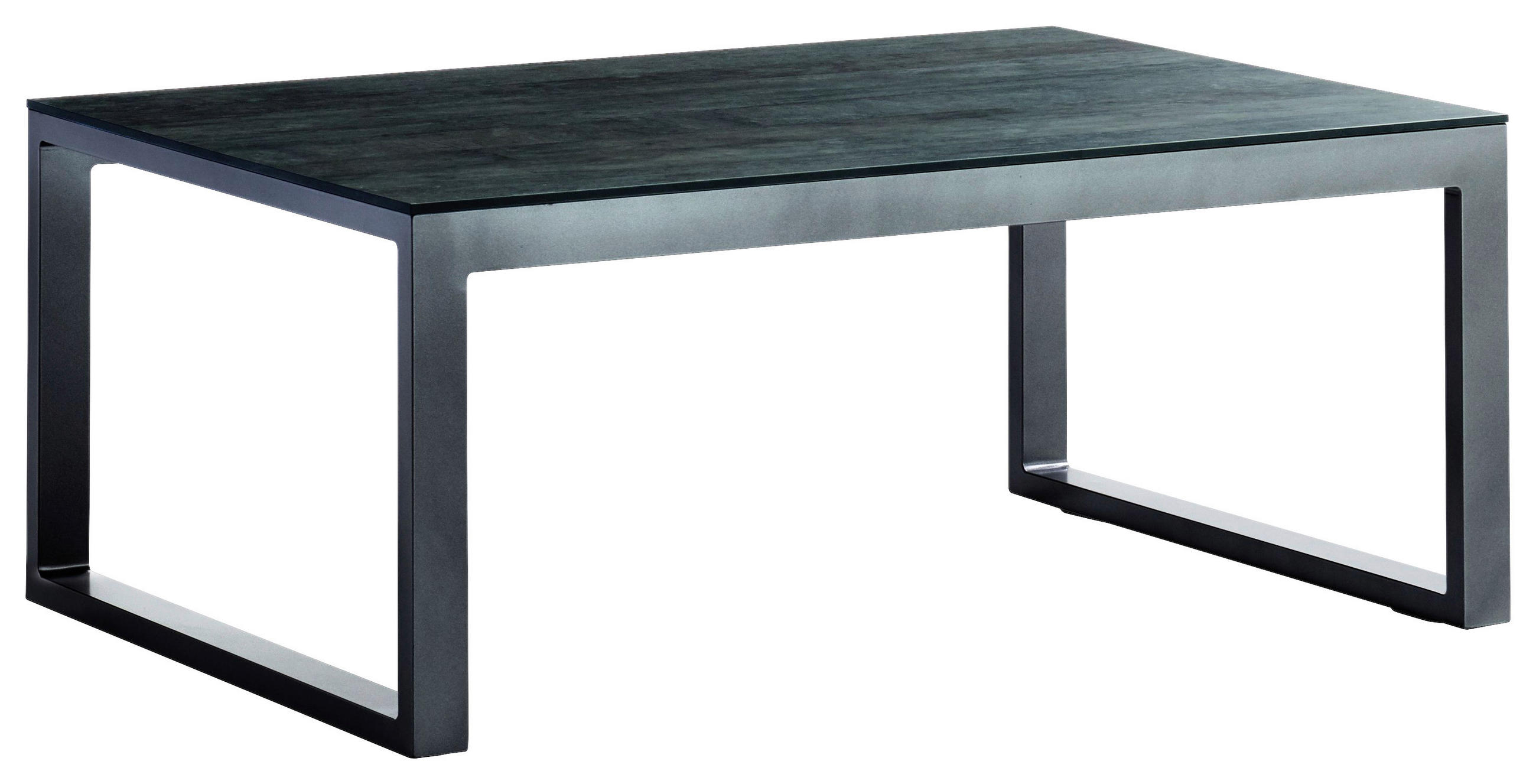 LOUNGETISCH 105/70/44 cm Metall  - Grau, Basics, Kunststoff/Metall (105/70/44cm) - Sieger