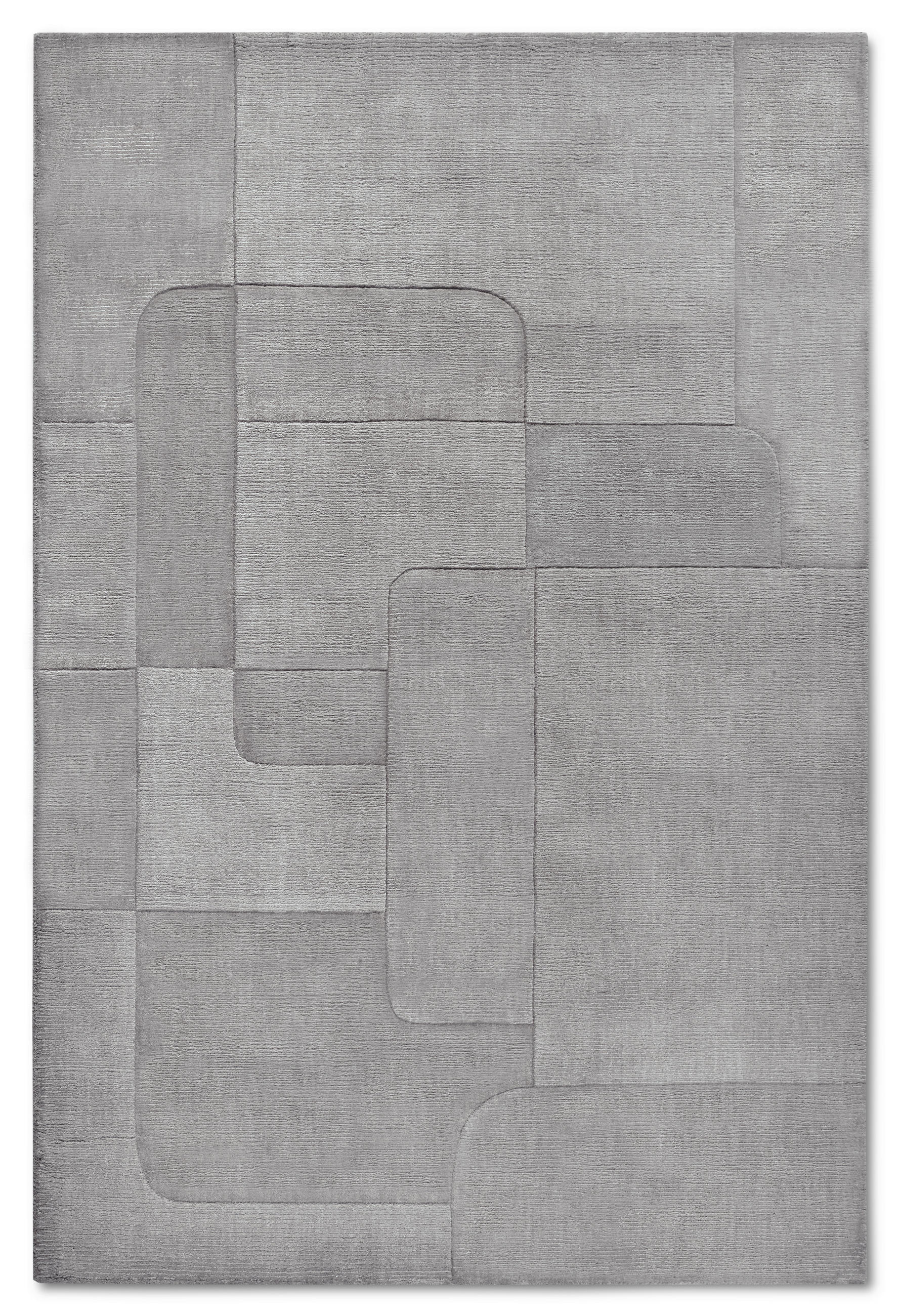 HANDWEBTEPPICH 190/280 cm Kollektion 1906 Grau rechteckig  - Grau, Design, Textil (190/280cm) - Villeroy & Boch