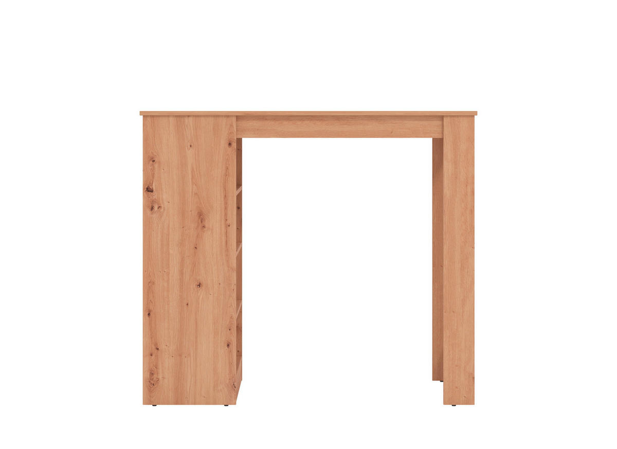 BÁRASZTAL  - Artisan tölgy, Basics, faalapú anyag (120/105/50cm) - Xora
