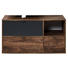 WASCHBECKENUNTERSCHRANK - Eichefarben/Grau, KONVENTIONELL, Holzwerkstoff/Metall (108,4/57/43cm) - Xora WASCHBECKENUNTERSCHRANK - Eichefarben/Grau, KONVENTIONELL, Holzwerkstoff/Metall (108,4/57/43cm) - Xora