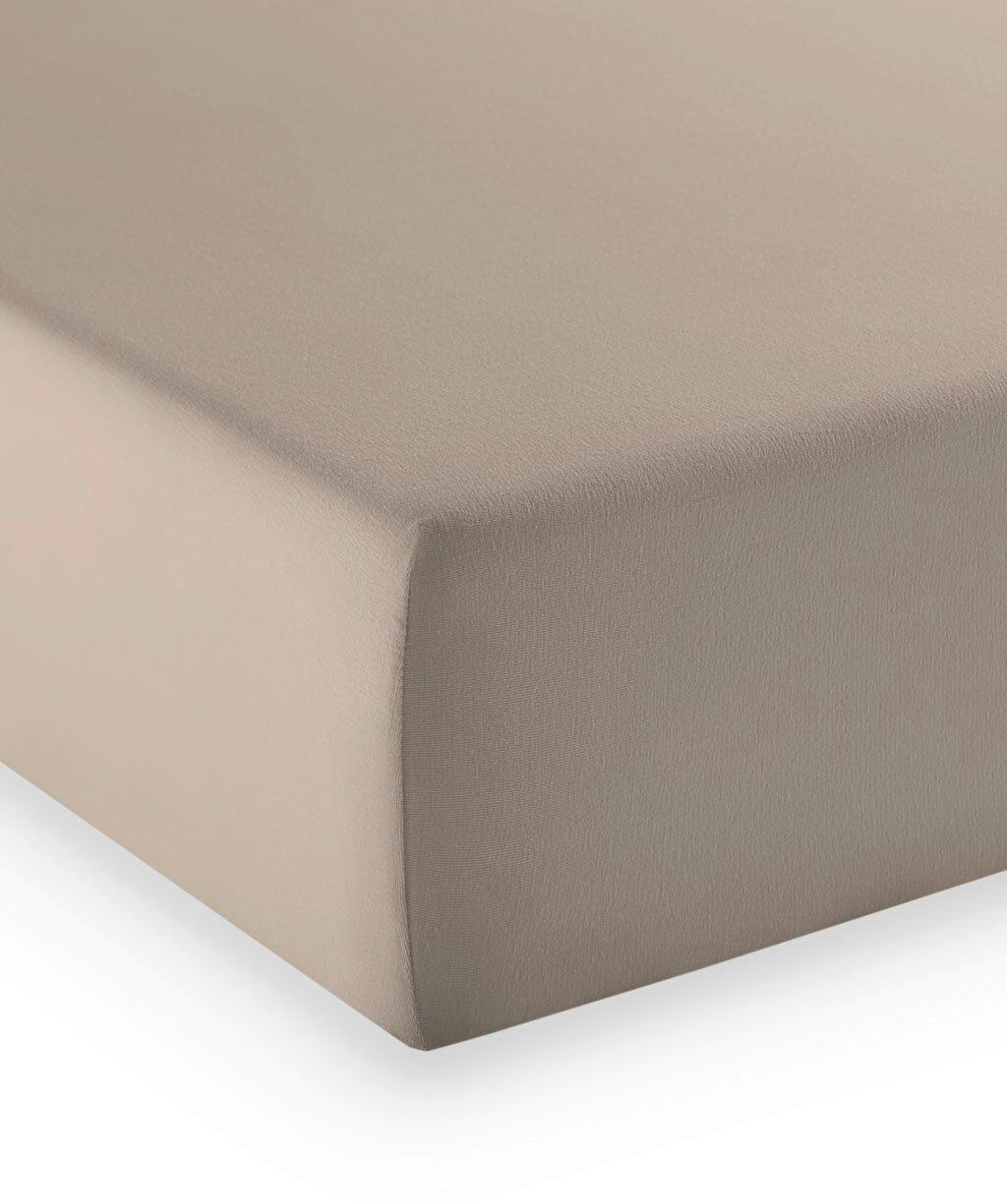 SPANNLEINTUCH 180/200 cm  - Taupe, Basics, Textil (180/200cm) - Fleuresse