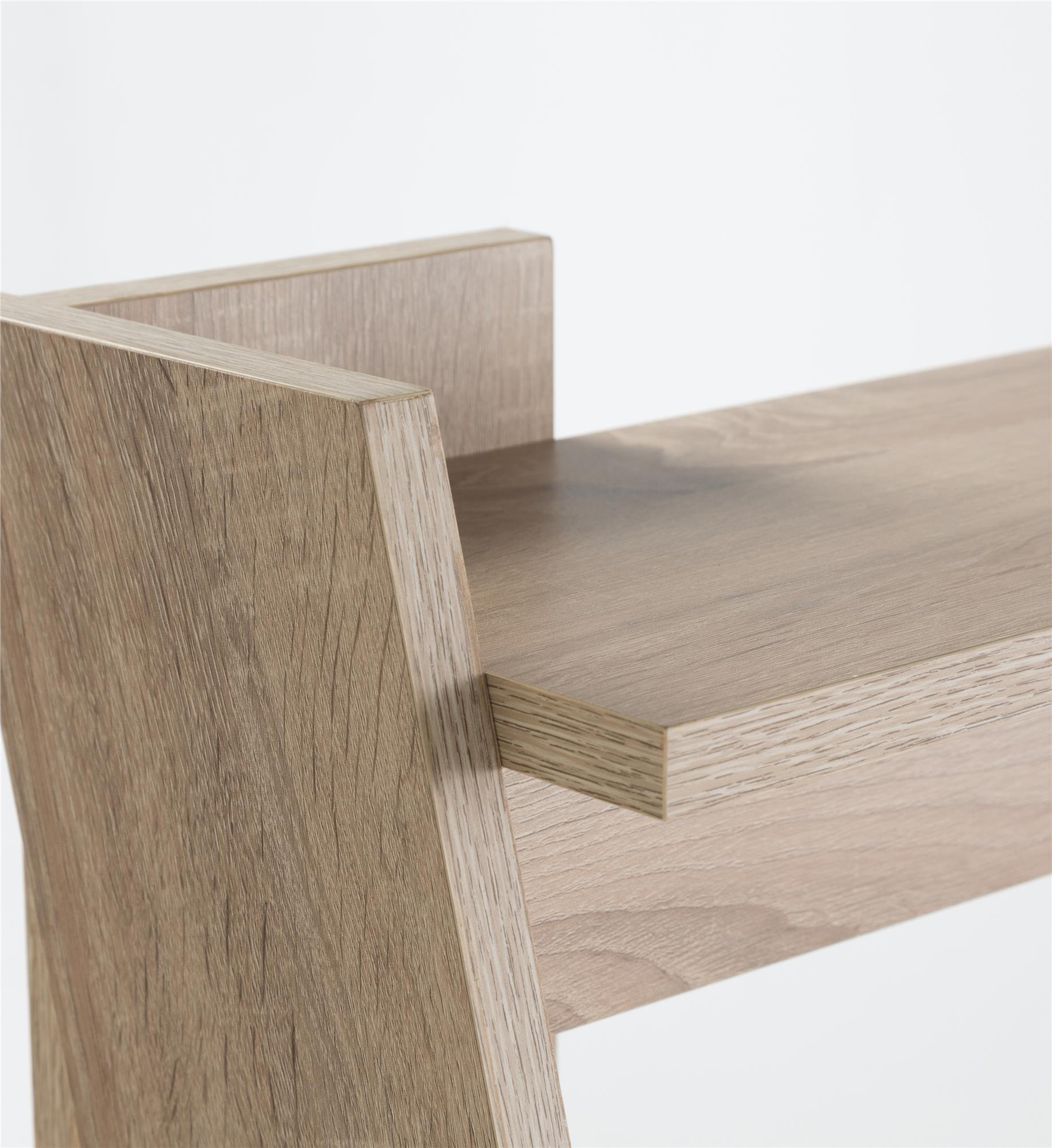 Thumbnail - Mid.you Schreibtisch Arizona, Eiche, Holzwerkstoff, rechteckig, A-Form, 121x55x110 cm, Arbeitszimmer, Schreibtische, Bür...