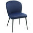 STUHL in Metall, Textil Blau - Blau, Design, Textil/Metall (49,5/81,5/61,5cm) - Lomoco STUHL in Metall, Textil Blau - Blau, Design, Textil/Metall (49,5/81,5/61,5cm) - Lomoco