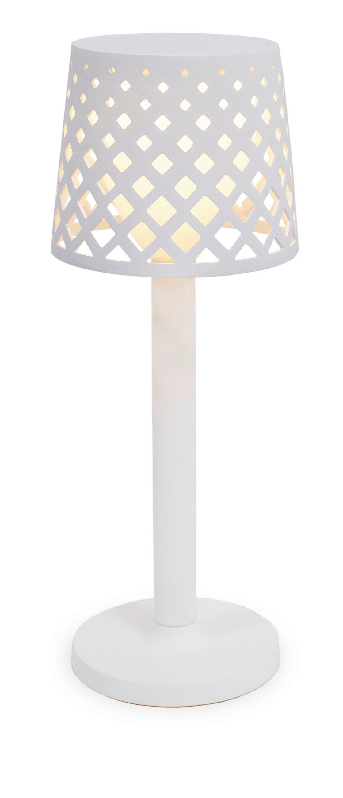 LED-AUßENLEUCHTE Gretita 11.7/31/11.7 cm   - Weiß, Basics, Kunststoff (11.7/31/11.7cm) - Newgarden