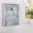 MEDIZINSCHRANK Silberfarben - Silberfarben, Glas/Metall (30/40/12cm) MEDIZINSCHRANK Silberfarben - Silberfarben, Glas/Metall (30/40/12cm)
