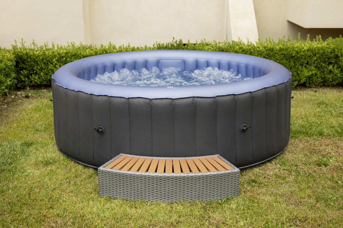 WHIRLPOOL MSPA COMFORT BERGEN 180/70 cm  - Blau/Anthrazit, KONVENTIONELL, Kunststoff (180/70cm)