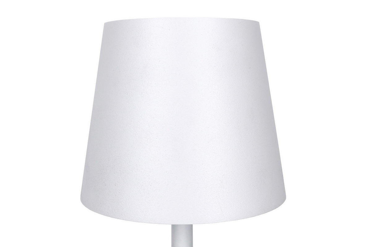 LED-TISCHLEUCHTE 13/29/13 cm   - Weiß/Naturfarben, Design, Holz/Metall (13/29/13cm) - P & B