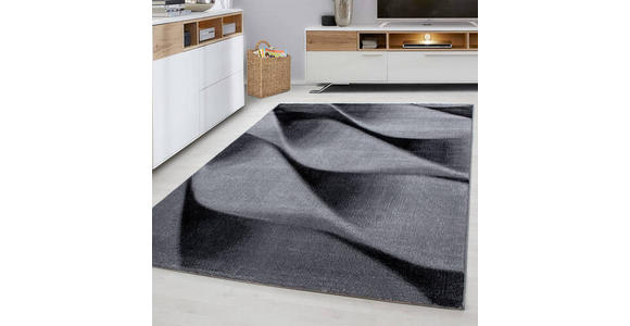FLACHWEBETEPPICH 140/200 cm Parma Schwarz  - Schwarz, Design, Textil (140/200cm) - Novel