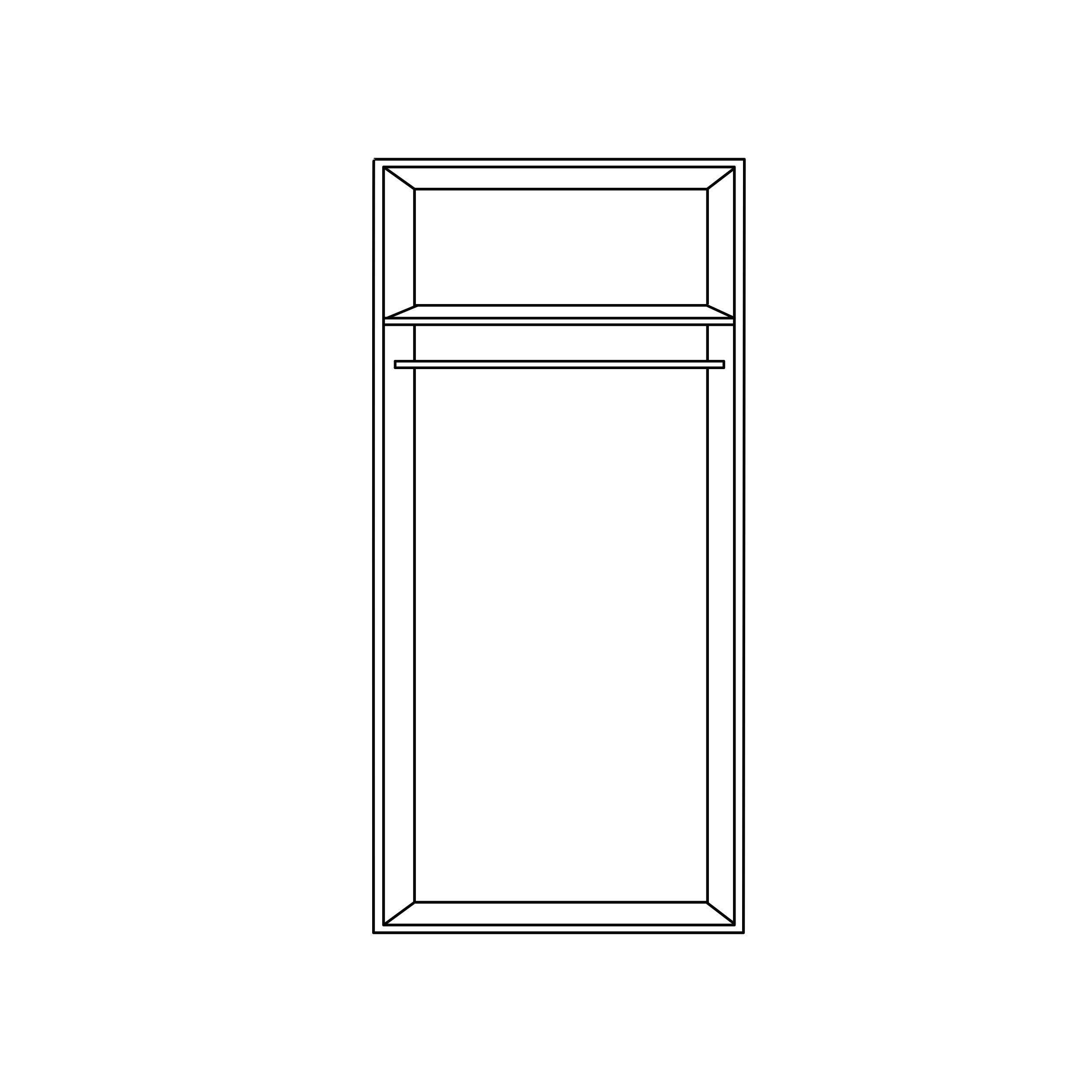 DREHTÜRENSCHRANK in Graphitfarben, Weiss  - Weiss/Schwarz, Konventionell, Holzwerkstoff/Metall (100/216/58cm) - Hom`in
