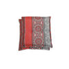 GARTENSITZKISSEN 2er-Set Ornament  - Dunkelgrau/Rot, Basics, Textil (50/7/50cm)