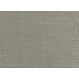 BIGSOFA  in Flachgewebe, Leinenoptik Taupe  - Taupe/Schwarz, Design, Textil/Metall (262/66/113cm) - Belluti