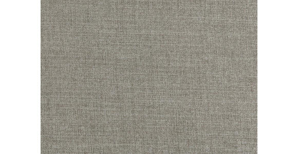 BIGSOFA  in Flachgewebe, Leinenoptik Taupe  - Taupe/Schwarz, Design, Textil/Metall (262/66/113cm) - Belluti