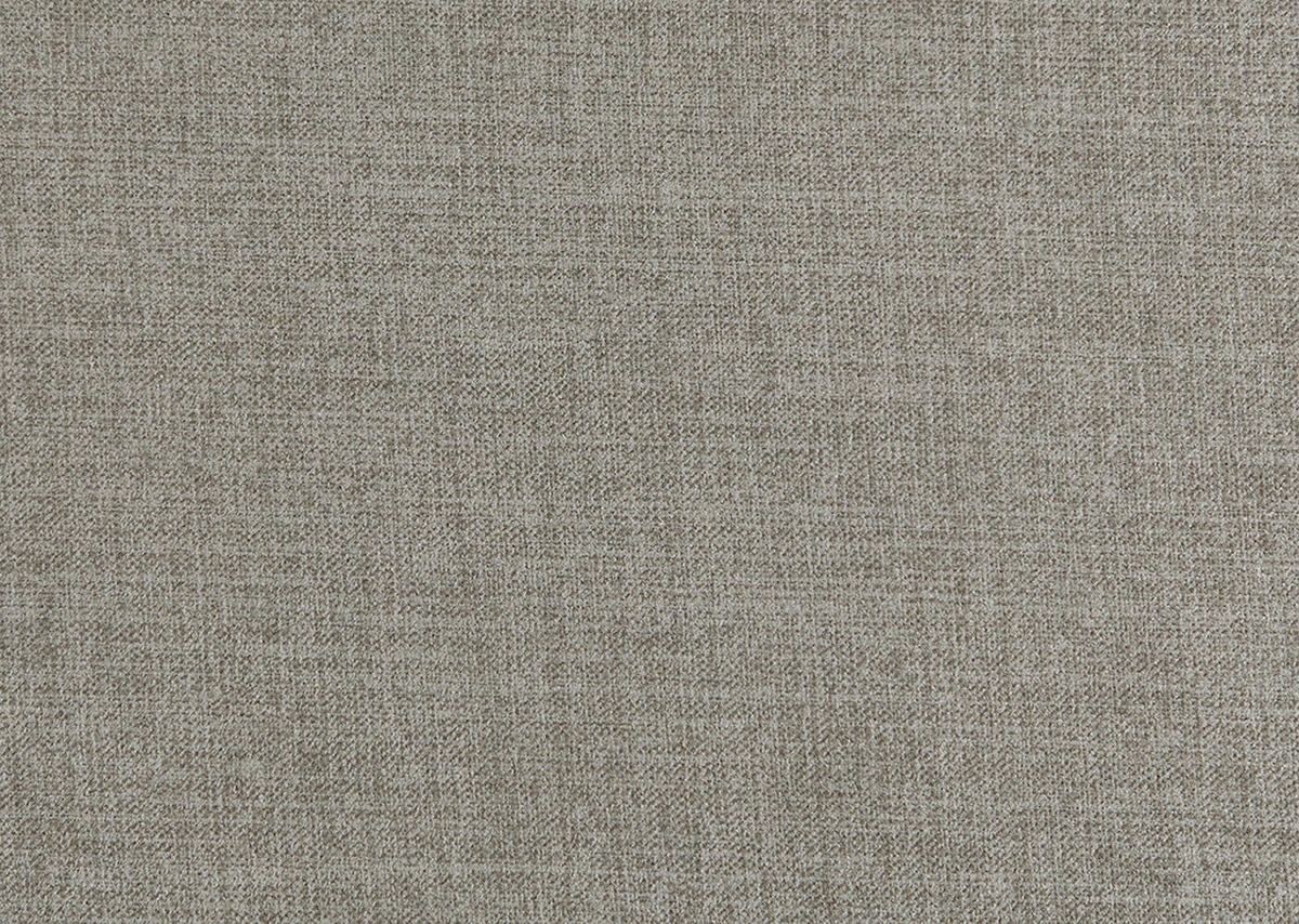 BIGSOFA  in Flachgewebe, Leinenoptik Taupe  - Taupe/Schwarz, Design, Textil/Metall (262/66/113cm) - Belluti