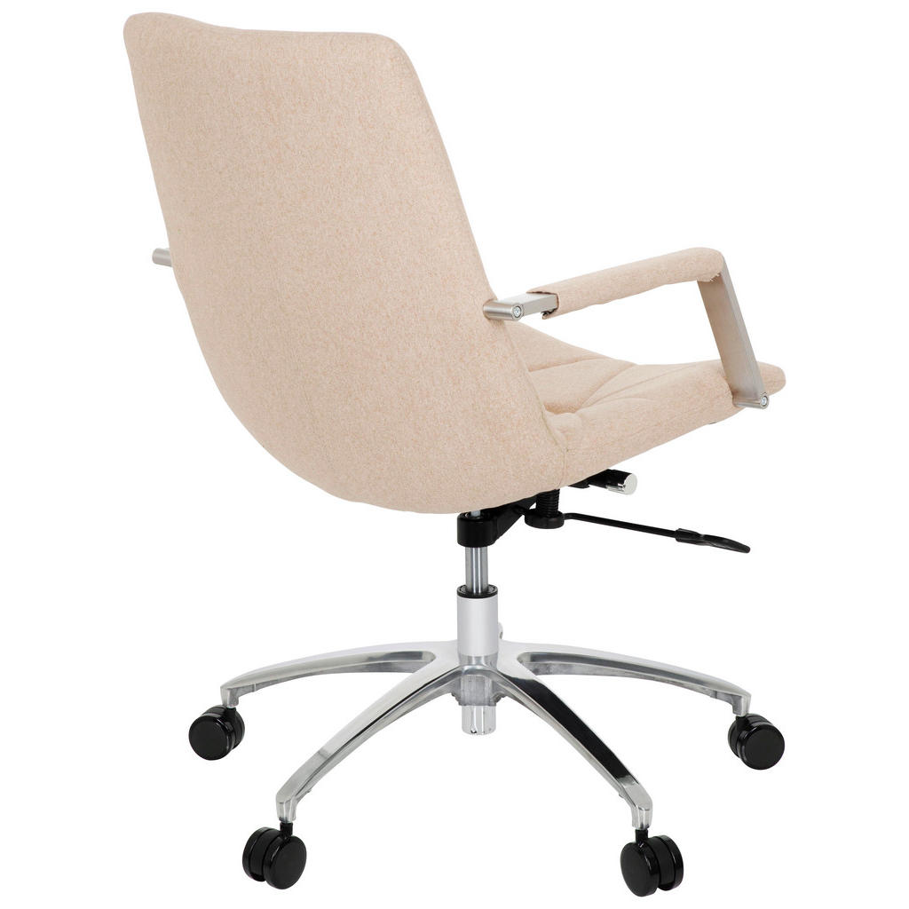 Thumbnail - Mid.you Drehstuhl, Beige, Textil, Drehkreuz, 57x100x75 cm, Wippmechanik mit Härtegradeinstellung, Arbeitszimmer, Bürostü...