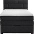 BOXSPRINGBETT 140/200 cm in Dunkelgrau - Wengefarben/Dunkelgrau, KONVENTIONELL, Holz/Textil (140/200cm) - Carryhome BOXSPRINGBETT 140/200 cm in Dunkelgrau - Wengefarben/Dunkelgrau, KONVENTIONELL, Holz/Textil (140/200cm) - Carryhome