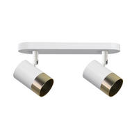 STRAHLER 34/5.5/14 cm   - Goldfarben/Weiß, Design, Metall (34/5.5/14cm)