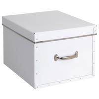 KARTONÁZS 43/38/28,5 cm  - fehér, Basics (43/38/28,5cm)