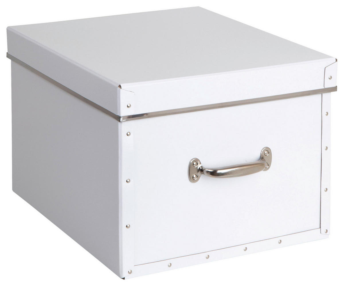 KARTONÁZS 43/38/28,5 cm  - fehér, Basics (43/38/28,5cm)