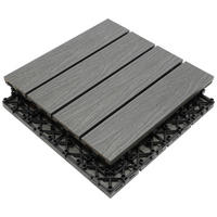 TERRASSENFLIESE 11 Stück  - Grau, Holzwerkstoff (30/30/2,1cm) - Ambia Garden