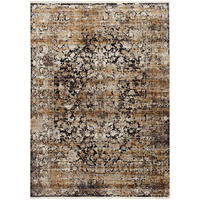 WEBTEPPICH 120/180 cm Le Mans Grau, Goldfarben  - Goldfarben/Grau, Design, Textil (120/180cm) - Dieter Knoll