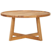 COUCHTISCH in Holz 80/80/40 cm  - Eichefarben, Trend, Holz (80/80/40cm) - Linea Natura