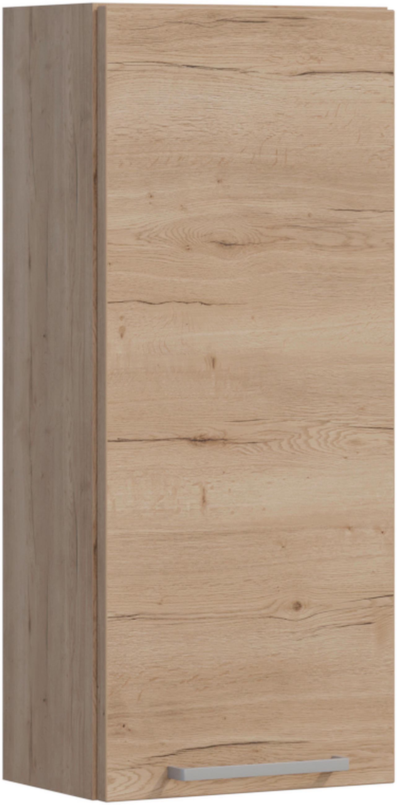 HÄNGESCHRANK 30/72/20,2 cm  - Chromfarben/Eichefarben, MODERN, Glas/Holzwerkstoff (30/72/20,2cm) - Celina Home
