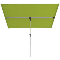 SENČNIK - zelena/barve aluminija, Design, kovina/tekstil (180/130cm) - Doppler