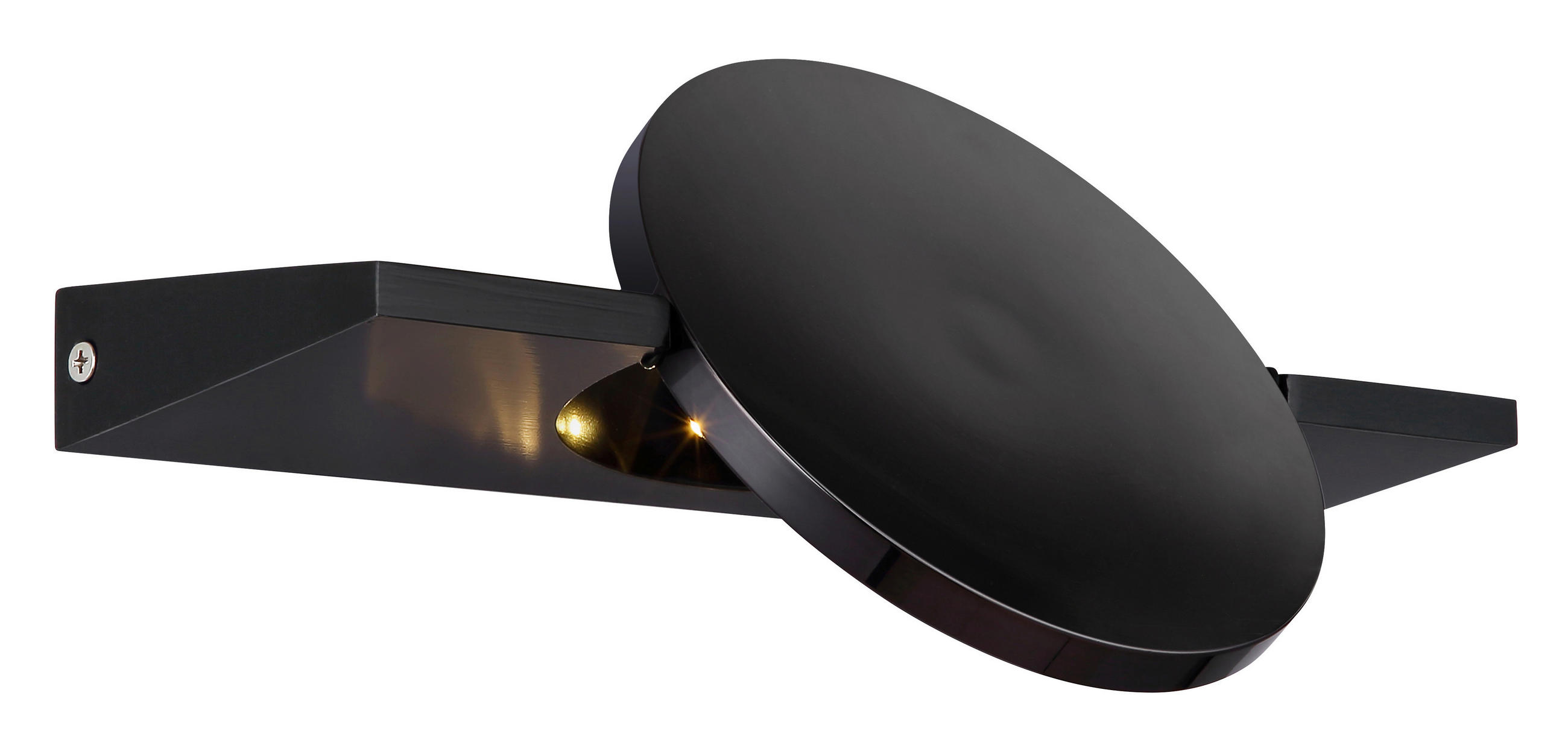 LED-WANDLEUCHTE Jasper 10/28 cm  - Schwarz, Design, Metall (10/28cm) - Globo