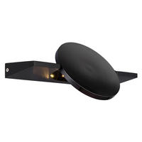 LED-WANDLEUCHTE Jasper 10/28 cm  - Schwarz, Design, Metall (10/28cm) - Globo