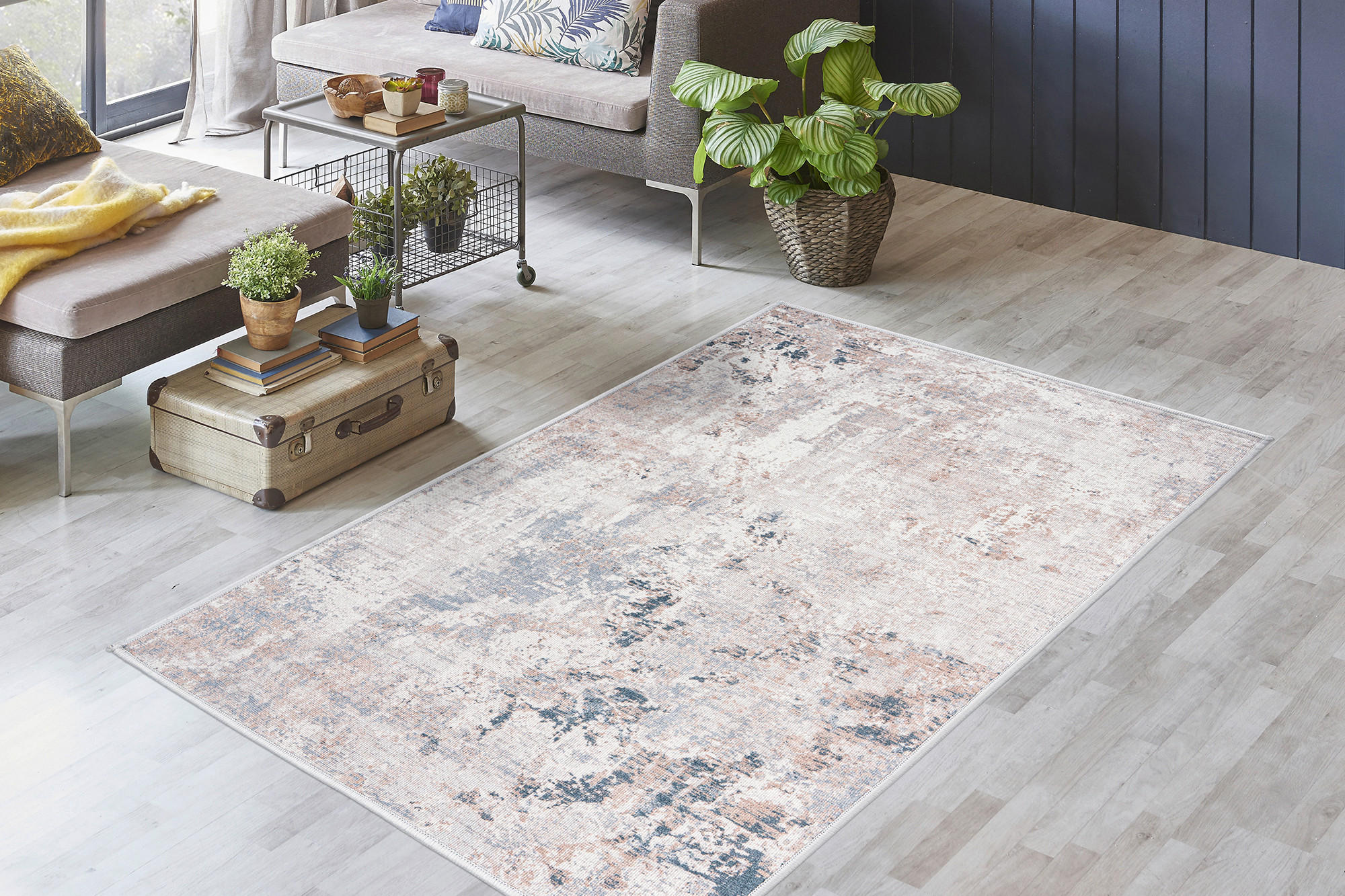 LÄUFER 80/150 cm Magia 725 Taupe  - Taupe, KONVENTIONELL, Textil (80/150cm)