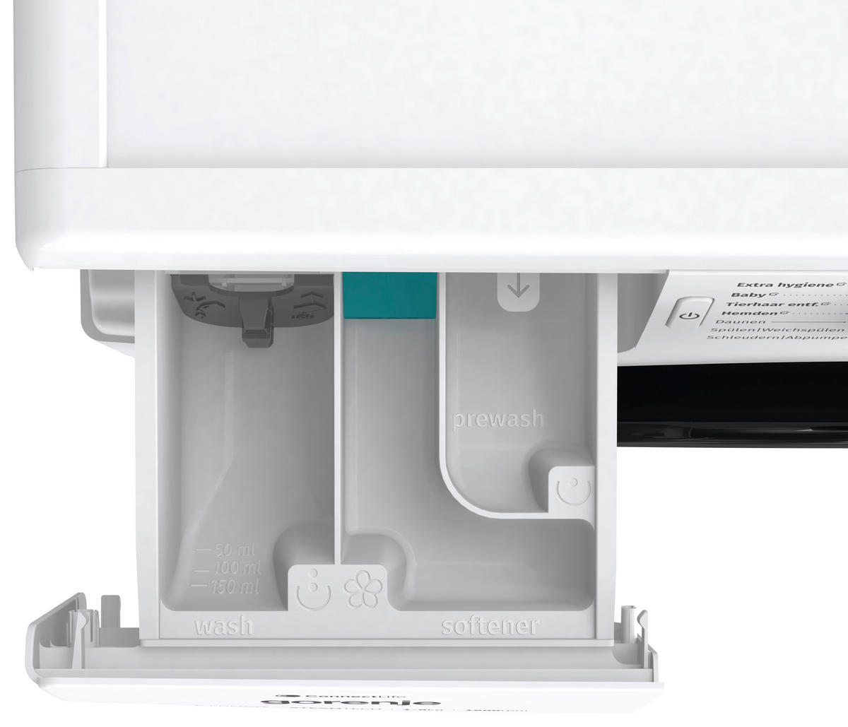 WASCHMASCHINE WPNEI86ATS   - Schwarz/Weiß, Basics, Glas/Kunststoff (60/85/54,5cm) - Gorenje