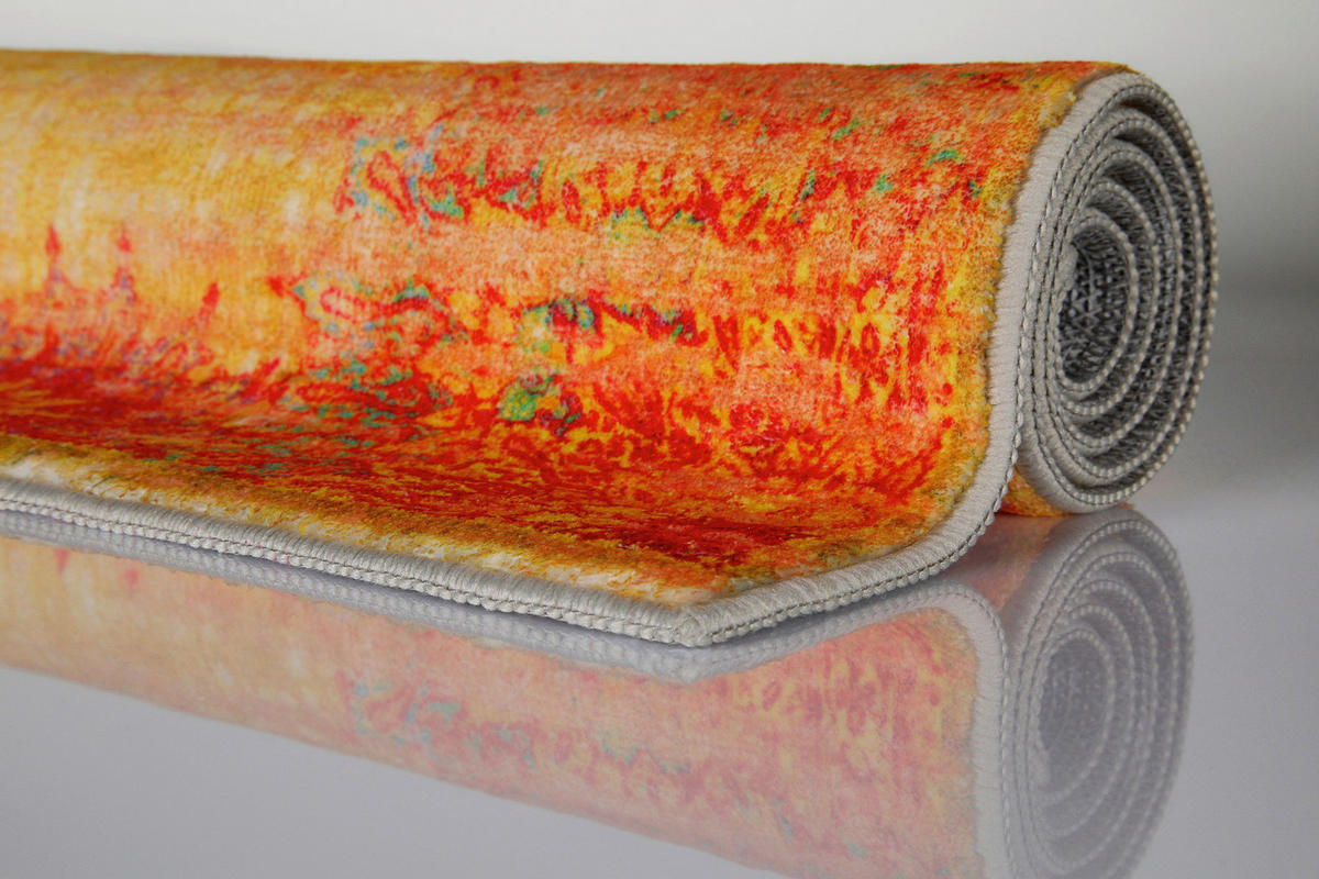 BADTEPPICH Gelb 60/100 cm  - Gelb, Basics, Kunststoff/Textil (60/100cm) - WECON HOME