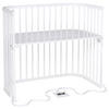 BEISTELLBETT Boxspring XXL  - Weiß, Basics, Holz (112/96,5/62cm) - Babybay