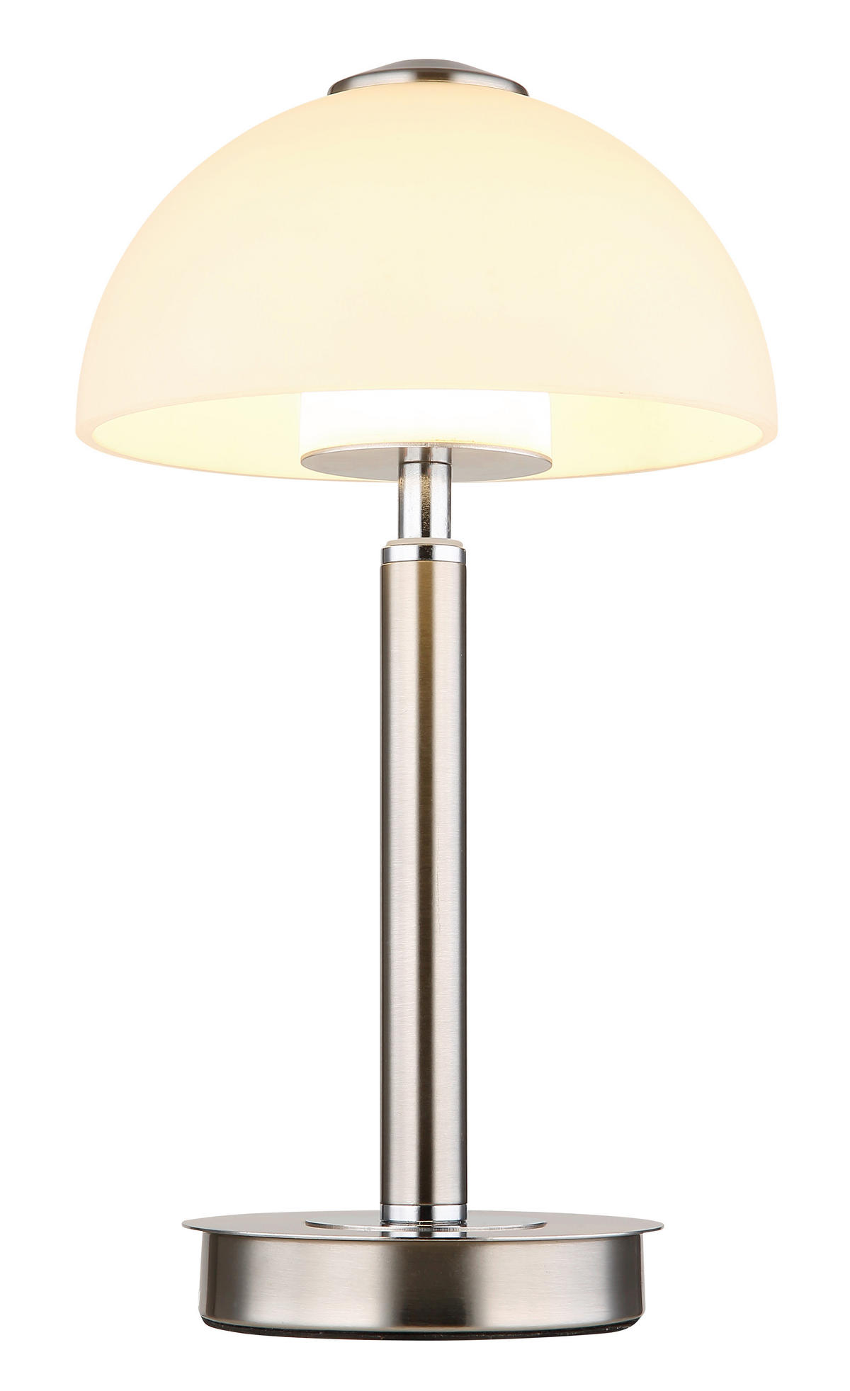 STOLNÍ LED LAMPA, dotykový stmívač, 25/45 cm  - bílá/černá, Basics, kov/plast (25/45cm) - Globo