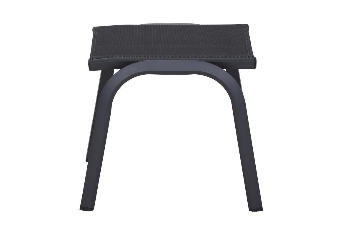 GARTENHOCKER  - Anthrazit, KONVENTIONELL, Kunststoff/Metall (52/45/52cm) - Siena Garden