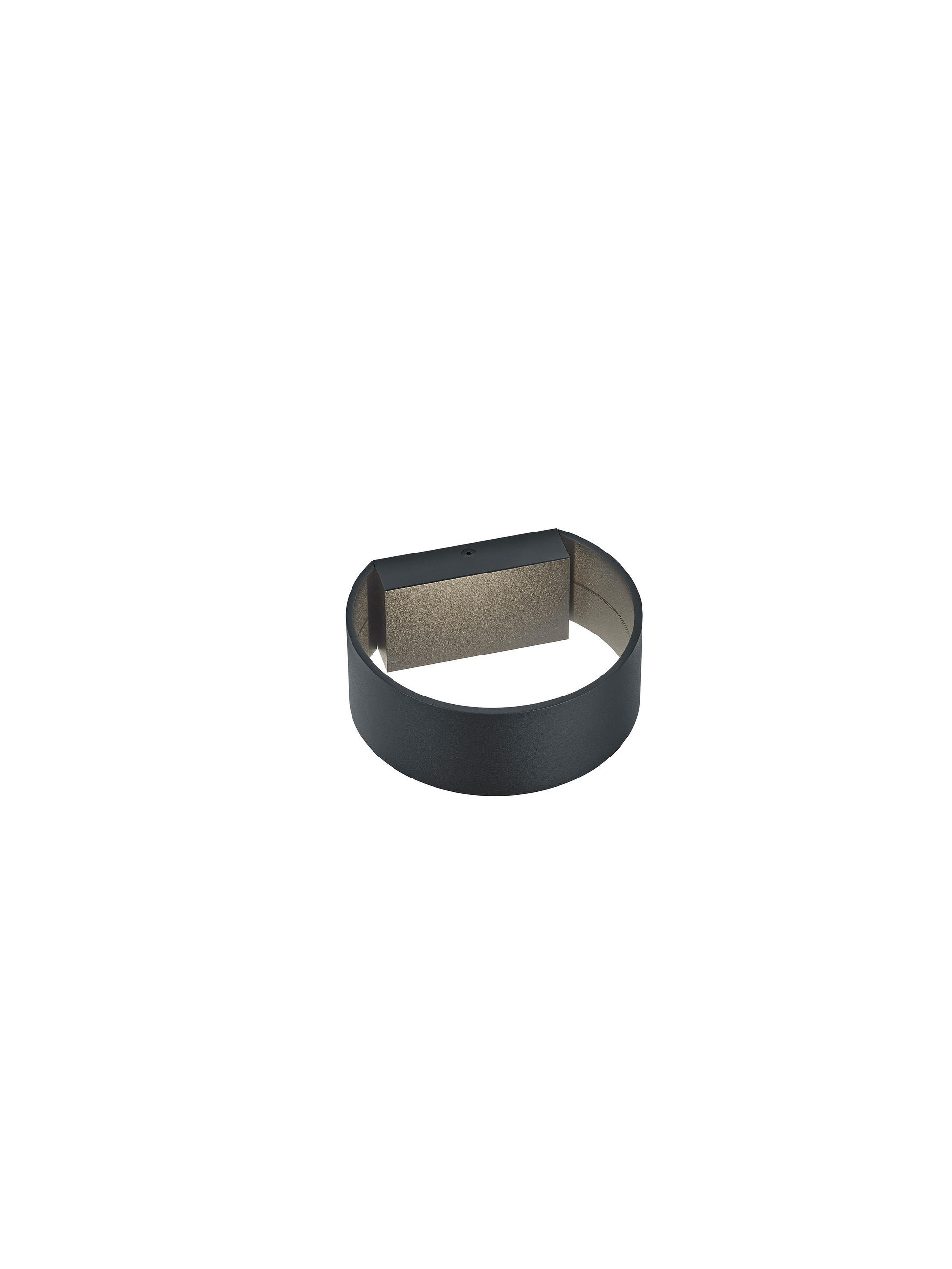 LED-WANDLEUCHTE Fosca 6/16/14,5 cm   - Schwarz, Design, Metall (6/16/14,5cm) - Helestra