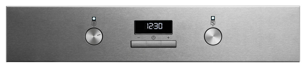 BACKOFENSET ELXB1X  - Edelstahlfarben/Schwarz, Basics, Glas/Metall (60/59,4/56cm) - Electrolux