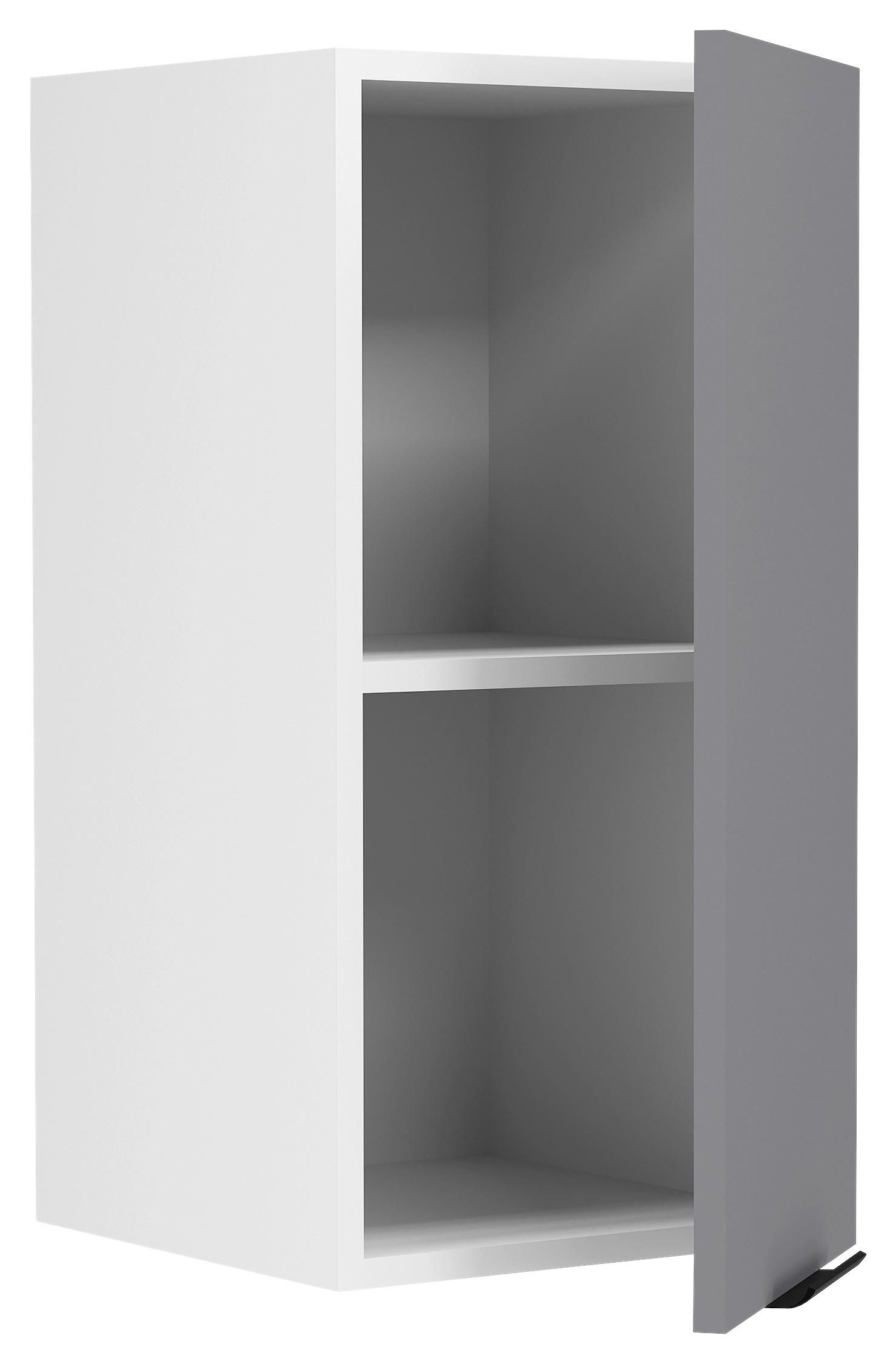 KÜCHENOBERSCHRANK 30/60/31 cm  in Anthrazit, Weiß  - Anthrazit/Schwarz, Trend, Holzwerkstoff/Kunststoff (30/60/31cm) - MID.YOU