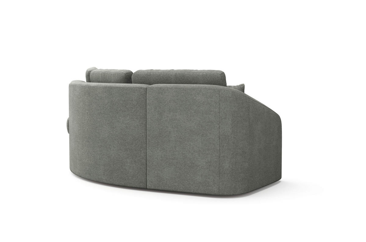ECKSOFA in Mikrofaser Schlammfarben  - Schlammfarben/Schwarz, Modern, Kunststoff/Textil (266/230cm) - Sit & More