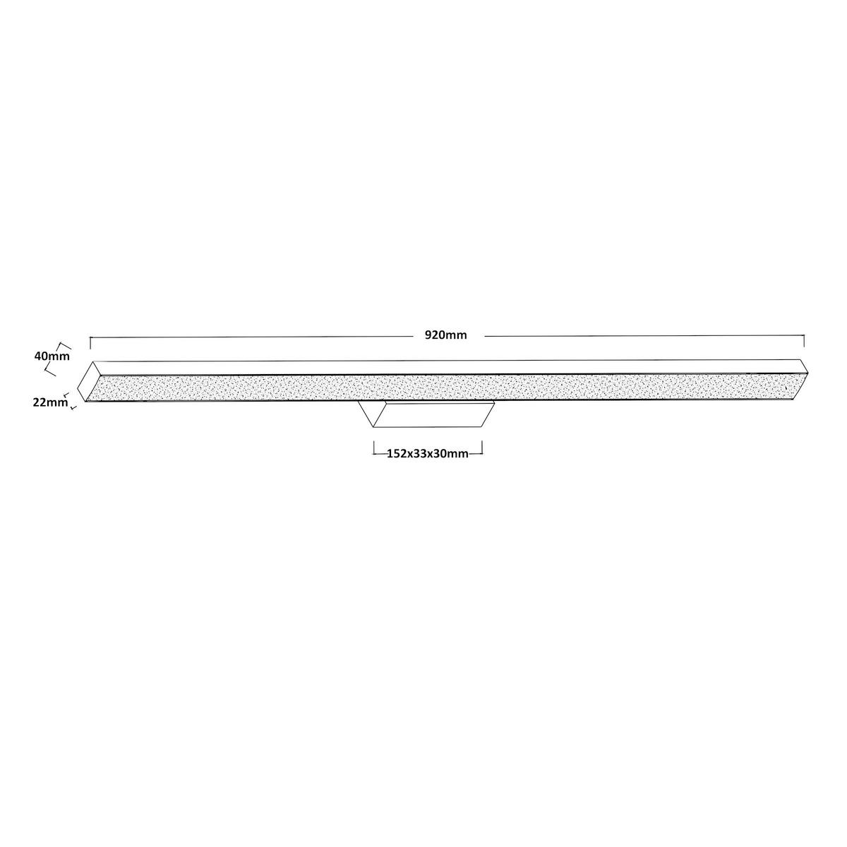 BADEZIMMER-WANDLEUCHTE Aqua 3/92/7 cm  - Weiß, Design, Metall (3/92/7cm)
