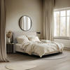 POLSTERBETT 180/200 cm  in Naturfarben  - Schwarz/Naturfarben, Modern, Holz/Holzwerkstoff (180/200cm) - MID.YOU