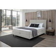 BOXBETT 120/200 cm  in Naturfarben  - Schwarz/Naturfarben, KONVENTIONELL, Kunststoff/Textil (120/200cm) - Carryhome