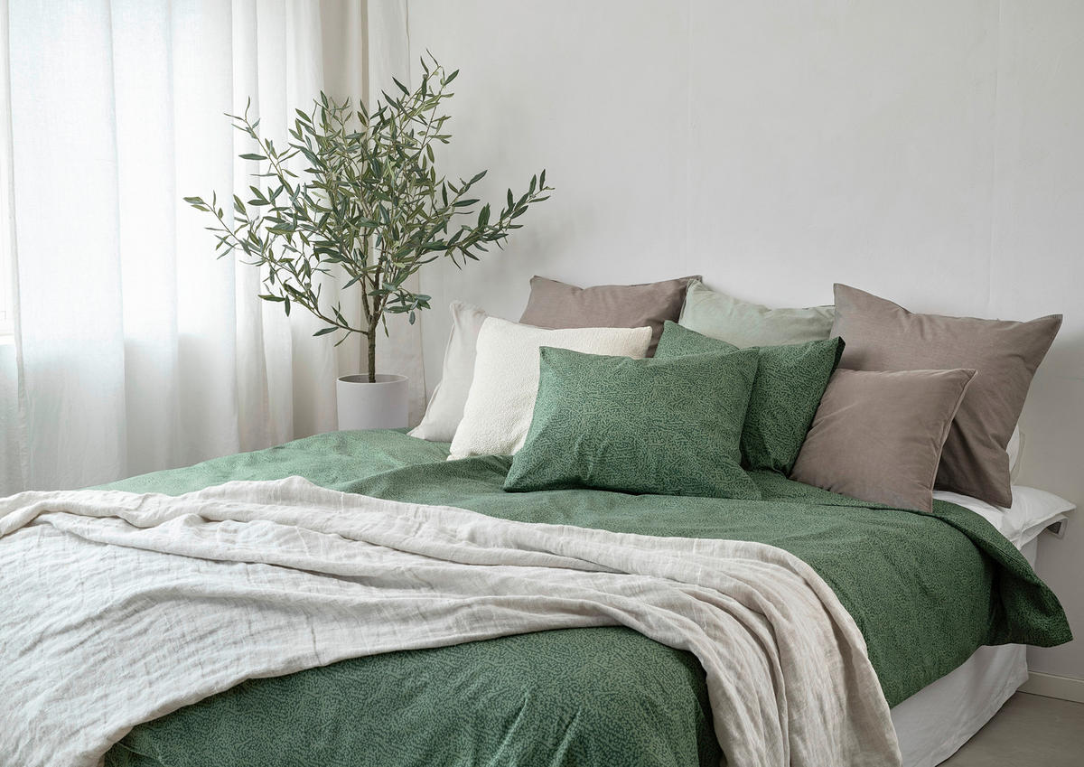 PÅSLAKANSET 150/200 cm  - mörkgrön, Basics, textil (150/200cm) - Best Price